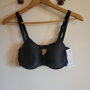 NWT Chantelle Padded Bra Adjustable Underwire Black 32 F